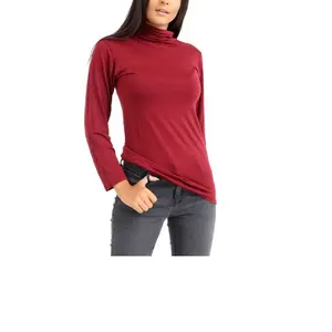 Suéter de Punto para Mujer, Top de Manga Larga con Cuello Redondo, Ropa Básica para Mujer, Estampado a Cuadros, Proveedor de BD - Product Image 1