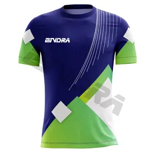 2024新设计空白足球衫套装天蓝色足球队男装足球服运动衫定制标志
