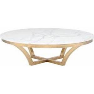 Table imbriquée en acier inoxydable au design occidental avec dessus en verre Table en métal Support argenté avec dessus en verre Tables centrales de luxe Dernières - Product Image 6