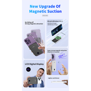 Banco de Energía Portátil Inalámbrico Magnético de Alta Capacidad de 10000 mAh con Enchufe, Salida de 20 W, Enchufe Estándar Japonés, Estación de Energía Tipo 10 W - Product Image 5