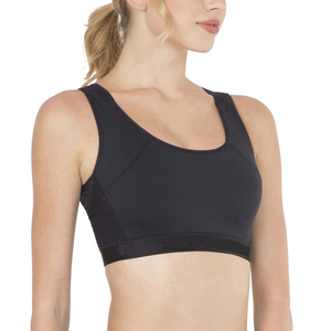 Soutien-gorge de sport respirant pour femme, à une épaule, coupe courte, léger, de haute qualité, avec logo personnalisé imprimé, idéal pour le yoga et le fitness - Product Image 2