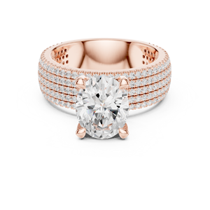 Bijoux Silkaire Bague de promesse en or véritable 18 carats avec cœur pour femme - Product Image 2