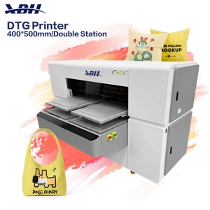 เครื่องพิมพ์ XBH DTG ขนาด 400x500 มม. แบบสองหัวพิมพ์ สำหรับพิมพ์เสื้อยืดและผ้าด้วยหมึกอิงค์เจ็ท - Product Image 1