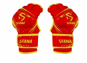 White Open Finger MMA Boxing Gloves <b>Half</b> Finger Training Gloves PU Leather Breathable Non <b>Slip</b> Grappling Gear - Product Image 2