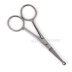 กรรไกรตัดขนจมูกและหูแบบมืออาชีพพร้อมปลายโค้งมน กรรไกรตัดแต่งขนจมูกและหูที่มีความแม่นยำสูง - Product Image 4