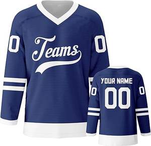 เสื้อเจอร์ซีย์ทีมออกแบบสำหรับการแข่งขันและลีก2025เสื้อฮอกกี้น้ำแข็งของคุณเอง - Product Image 1