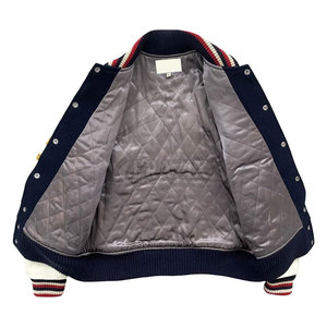 Blousons Letterman en Cuir Slim pour Hommes, Col Montant, Qualité Supérieure, Personnalisables, Collection Hiver 2024, Faible MOQ, Vente en Gros - Product Image 3