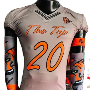 Maillot de Football Américain Personnalisable Respirant Tackle Sergé Broderie Short Plus Size Support pour Fans Parents Direct Factory - Product Image 1