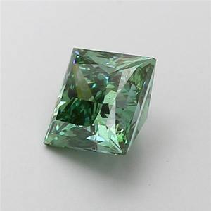Princesse 2.00ct Fancy Vivid Green VS1 pour la fabrication de bijoux Diamant de laboratoire cultivé en vrac - Product Image 5
