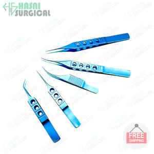 Fórceps corneales Pierse Colibri de alta calidad, fórceps quirúrgicos oftálmicos de titanio con muesca - Product Image 5