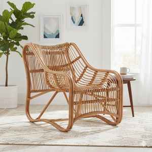 Muebles de mimbre para exteriores de diseño minimalista elegante y moderno con acabado liso Casa de campo de lujo para dormitorios Hoteles Parques Villas - Product Image 2