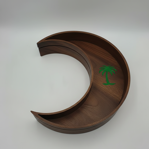 Diseño de luna creciente de inspiración islámica con patrón geométrico decorativo impreso para una presentación festiva y elegante. - Product Image 6