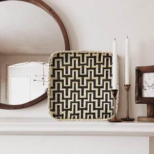 ถาดไม้ไผ่ตกแต่งผนังทนทานสำหรับตกแต่งบ้านจำนวนมากจำนวนรอบถาดทำในเวียดนาม - Product Image 5