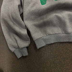 Venta al por mayor de ropa de calle con impresión de transferencia de calor personalizada de gran tamaño de algodón cuello redondo Vintage ácido lavado sudadera para hombre - Product Image 2