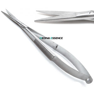Tijeras rectas Castroviejo aprobadas por la CE, instrumento quirúrgico de acero inoxidable de primera calidad para cirugía oftálmica, nitidez Manual - Product Image 1