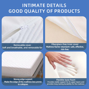 Matelas de <span class=keywords><strong>canapé</strong></span>-lit en <span class=keywords><strong>mousse</strong></span> à mémoire de forme de 4.5 pouces, pliable et convertible, sans fibre de verre avec housse lavable <span class=keywords><strong>pour</strong></span> <span class=keywords><strong>canapé</strong></span>-lit et <span class=keywords><strong>canapé</strong></span>-lit - Product Image 5