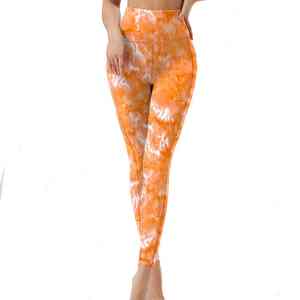 OEM Ensemble de leggings de fitness taille haute pour femmes Matériau souple Style sport de gymnastique Taille basse Modèle «fille» très vendu pour le yoga - Product Image 1