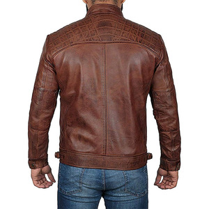 Vestes en cuir 2023 Prix bas Haute qualité Vestes en cuir noir Vestes en cuir d'hiver pour hommes Veste pour hommes Expédition DDP - Product Image 2