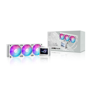 ROG <span class=keywords><strong>RYUJIN</strong></span> III 360 ARGB CPU Cooler Ultra 9/7/5 285K 265K LGA1851 Ready White AIO Liquid Fan para Gaming PC Cooling - Product Image 1