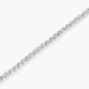 Collar de diamantes de moissanita de plata 925 atemporal de 6 pulgadas, joyería fina romántica elegante para uso diario, regalos de aniversario de boda - Product Image 6