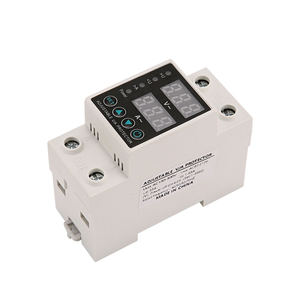 Adjustable 240V Dual <strong>Display</strong> Digital Relay Overvoltage and Undervoltage Protector <strong>Device</strong> 40A 63A Rail Voltage Protector - Product Image 1
