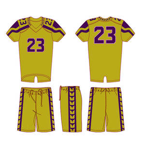 Uniforme Deportivo Transpirable para Equipos, Selección de Uniformes de Fútbol Americano, Material Corto de Spandex/Poliéster que Permite el Movimiento Activo - Product Image 1