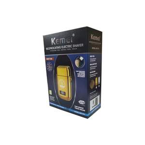 Rasoir électrique à grille oscillante rechargeable avec écran LED argenté pour hommes, sans fil, étanche IPX7, pour le lavage du visage - Product Image 5