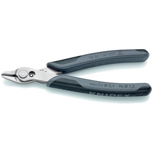 คีมตัดด้านข้างแบบอิเล็กทรอนิกส์ KNIPEX Super-Knips ขนาด 140 มม. คีมปากเฉียงแบบไม่ขัดเงา - Product Image 4