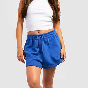 Pantalones cortos de sudor para mujer, forro polar de algodón grueso, transpirable, Fitness, gimnasio, equipo para correr, hecho en Pakistán, venta al por mayor - Product Image 4