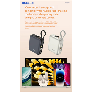 TRUKE HY128 Pro 2025, Banco de Energía Mini Ultrafino de 22.5W con Carga Rápida, Pantalla LED, Batería de Litio-Polímero de 10000mAh para iPhone |   Fa - Product Image 3