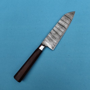 Cuchillo Santoku de Chef de acero de Damasco hecho a mano con mango de madera, cuchillo japonés de cocina, cuchillo de precio barato de último diseño, novedad - Product Image 4