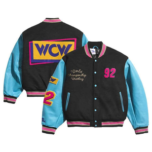 Manufacturer's New High Quality Custom Baseball Bomber Varsity <b>Jacket</b> for <b>Men</b> Chenille Embroidery <b>Letter</b> High Street for Winter - Product Image 3