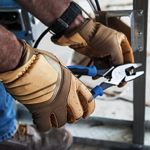 ถุงมือกันบาดคุณภาพสูงจากโรงงานผู้ผลิตโดยตรง  รับทำโลโก้ตามสั่ง  หนังแท้  สำหรับฤดูหนาว  ใช้ได้ทุกวัน/ลำลองกลางแจ้ง - Product Image 1