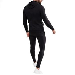 Survêtements de sport élégants pour hommes Fermeture à glissière et pull à capuche Haut et bas Survêtement pour hommes - Product Image 3