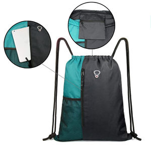 Bolso con cordón del mejor fabricante y proveedor a precio bajo Bolso con cordón de nuevo diseño con bolsillo frontal con cremallera - Product Image 5