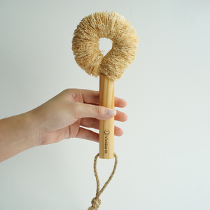 Cepillo de Limpieza con Mango de Madera para Botellas, Tazas, Platos y Ollas, Ideal para la Cocina del Hogar - Product Image 1
