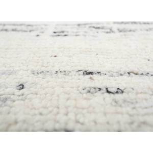 Zuri Ivory Wool <b>Rugs</b> AKWL-1731 Hand Knotted Striped Pattern Living Carpet for Entryway Hallway Rectangle Puzzle Design for Home - Product Image 3