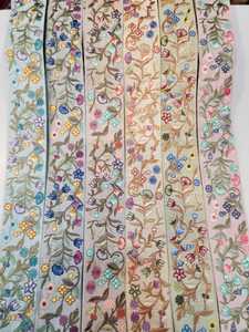 Embroidery Designs Flower Neck Lace French Tulle Lace Fabric for Wedding Evening Dress Free Samples Wholesale Hot Sale Embroider - Product Image 2