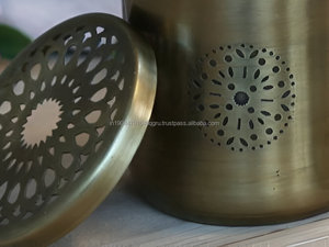Wholesale Antique Gold Wax Filled <b>Jar</b> Candle From Indian Manufacturer and Exporter - Product Image 5