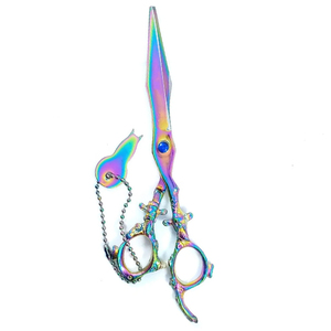 Ciseaux à poignée Dragon de barbier Ciseaux de coupe de cheveux professionnels avec poignée ergonomique fantaisie en acier inoxydable de qualité supérieure - Product Image 5