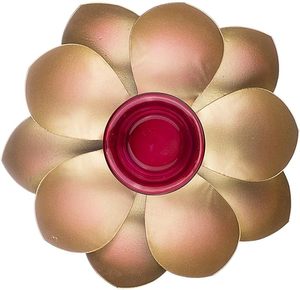 High Quality Handcrafted Gold Plated Metal in Iron <b>Large</b> Dinner Candle Holder Best Quality Table Ware Candle Votive Stand - Product Image 1
