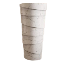 Lavabo de piedra Indian Carrara 98 con pedestal Diseño ECm Elegante y duradero - Product Image 2