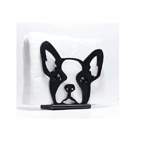 Top Quality Crafts <b>Metal</b> Napkin <b>Holder</b> Dog Face Crafts Household Office Desktop Tissue Storage Napkin <b>Holder</b> Customized Sale - Product Image 1