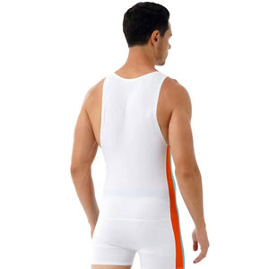 Ropa de dormir y moldeador de cuerpo para hombre, ropa interior ajustada de tela elástica transpirable - Product Image 5