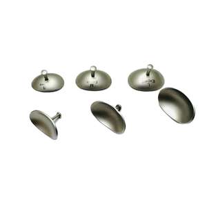 Corneal Eye Shield 6Pcs Stainless Steel Ophthalmic Protective Surgical Instrument Hospital Grade OEM <b>Small</b> Medium Large Pair - Product Image 2