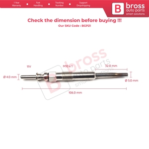 BGP21 1 Piece <b>Heater</b> Glow <b>Plugs</b> GX2106 12237786869 GE102 for - Product Image 5