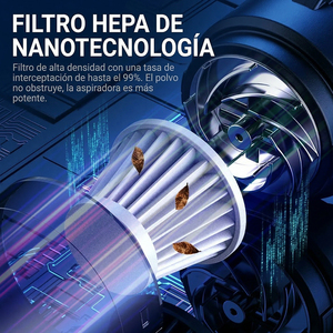 Aspirapolvere per Auto Compatto 6-in-1, Potente Pulitore Multifunzionale in Plastica ABS Senza Fili con Motore Brushless - Product Image 5