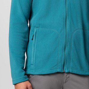 Sweat-shirt à fermeture éclair et col montant, matière de haute qualité avec poches latérales et logo personnalisé, prix de gros - Product Image 3