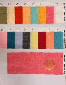 High Quality <b>Cotton</b> <b>Linen</b> Starch Finished Shirt <b>Fabric</b> Micon Signature 58 Global Export Supply - Product Image 3