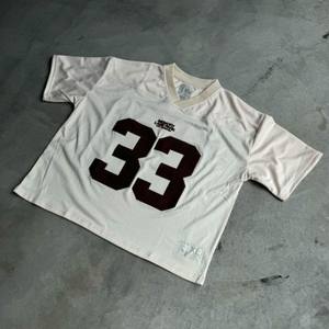 Maillot en maille rétro de football américain conçu sur mesure en gros Streetwear respirant surdimensionné imprimé par sublimation - Product Image 3